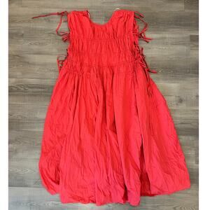 NWT ASOS ARRANGE Cotton Drawstring Lagenlook Dress w/ Pockets